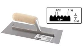 Llana dentada C/M 1/16 x 1/16 x 1/4