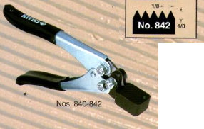 Troquel manual para llana 1/8 x 1/8
